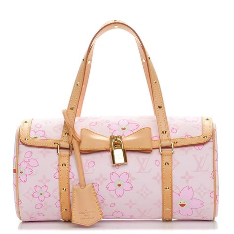 louis vuitton cherry blossom papillon replica|louis vuitton pink trunk papillon.